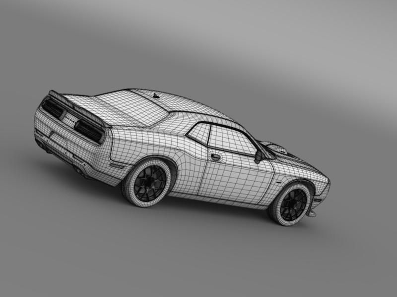 Dodge Challenger RT Shaker LC 2015 3D model_20