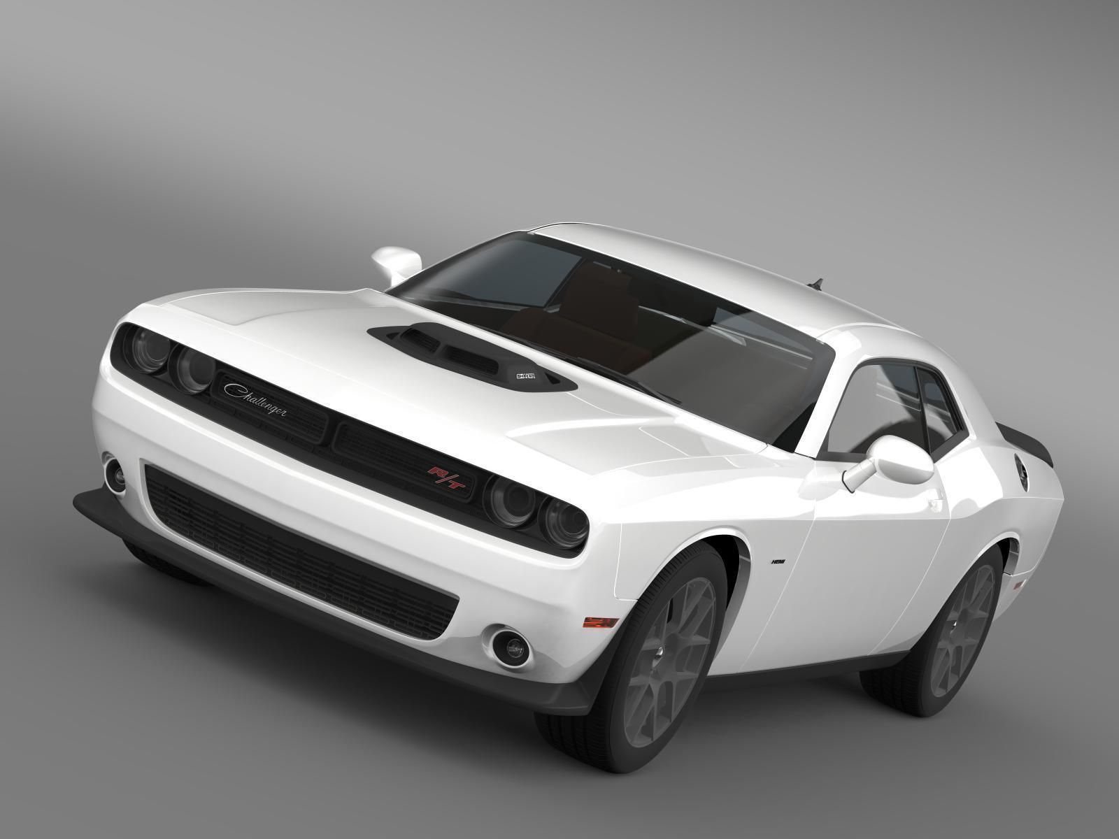 Dodge Challenger RT Shaker LC 2015 3D model_1