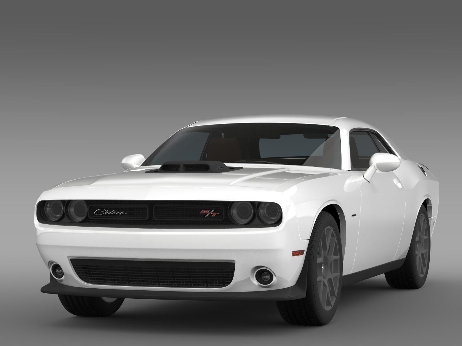 Dodge Challenger RT Shaker LC 2015 3D model_4