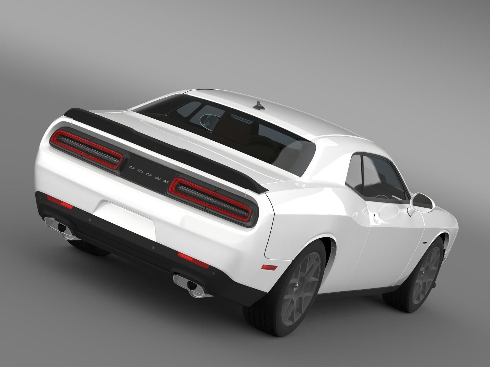Dodge Challenger RT Shaker LC 2015 3D model_3