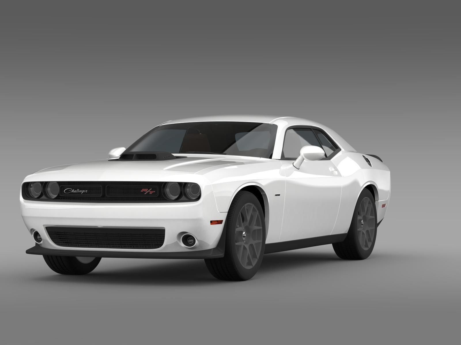 Dodge Challenger RT Shaker LC 2015 3D model_5