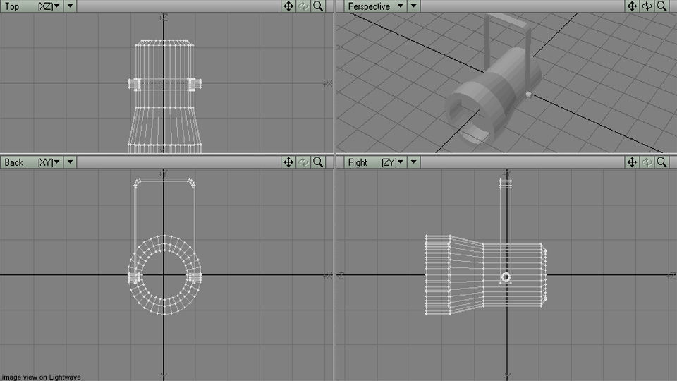 Spotlight - Type 2 3D model_4
