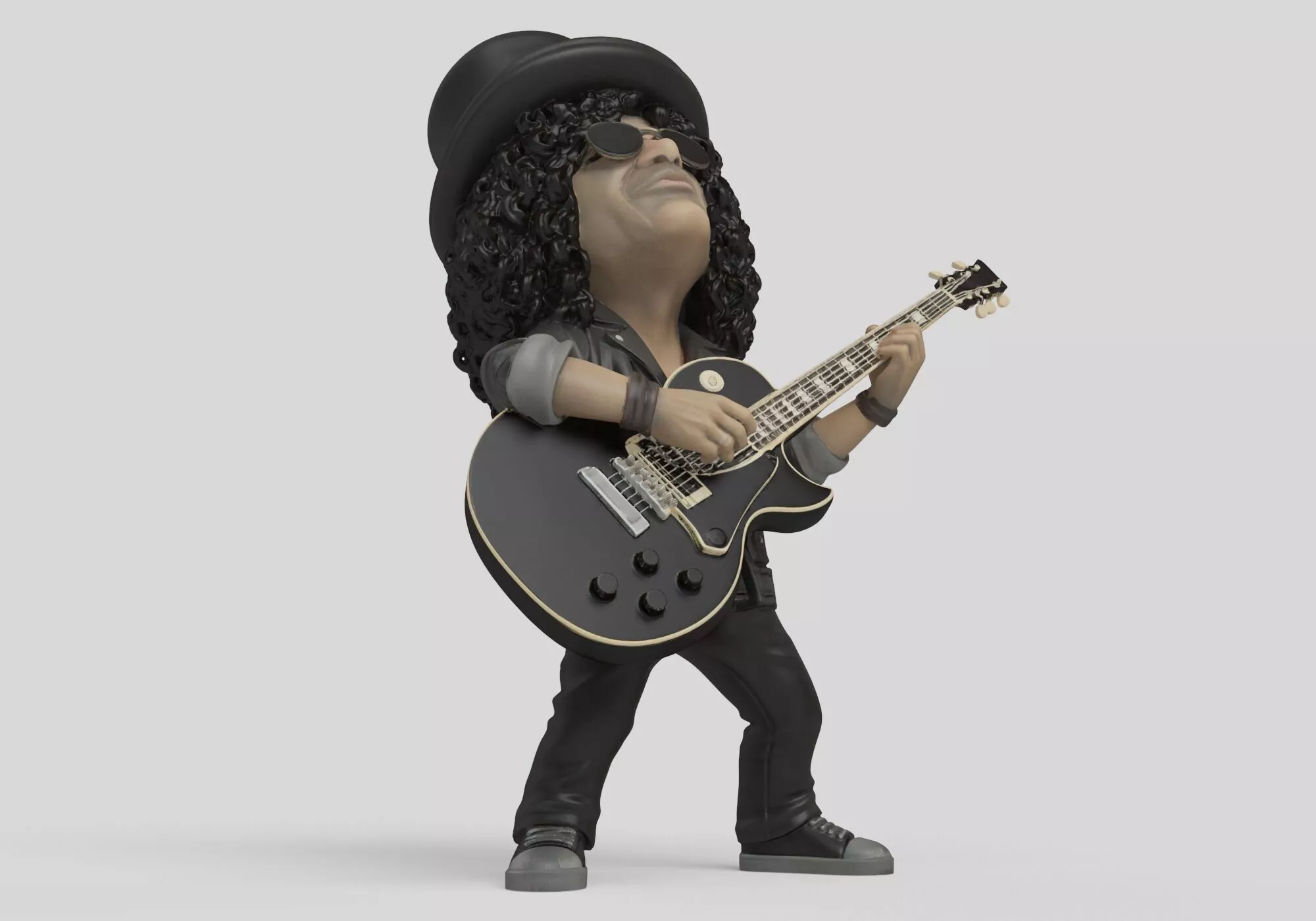 slash printable bubble head figure 3D print model