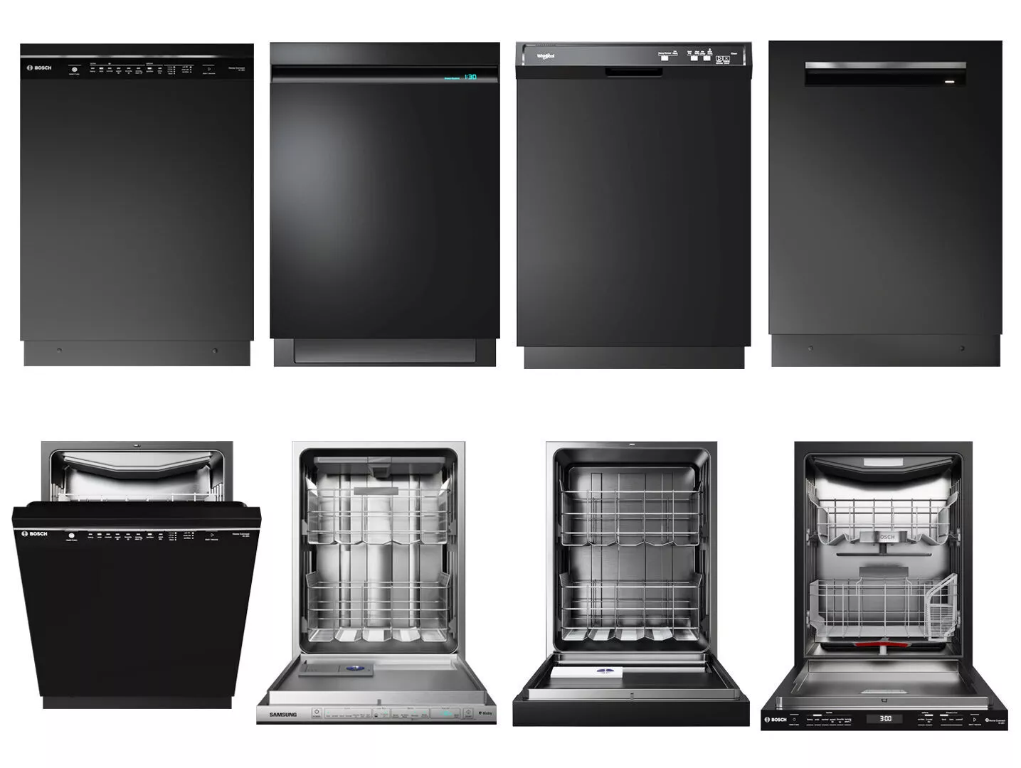 Dishwasher Collection Black 3D model
