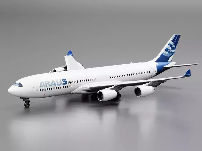 Airbus A340 Wide Body Airliner