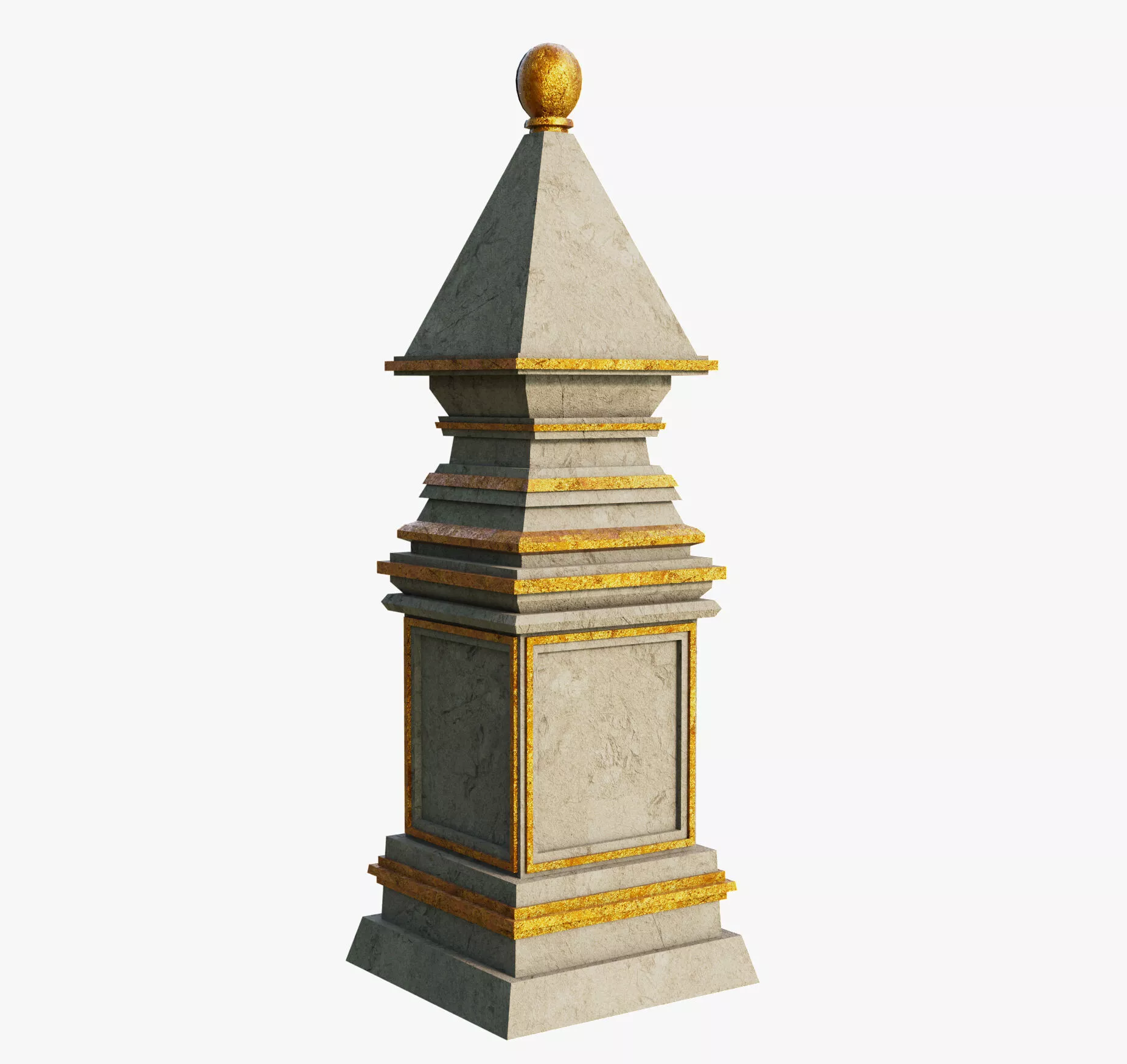 Fantasy Ancient Pillar Free 3D model
