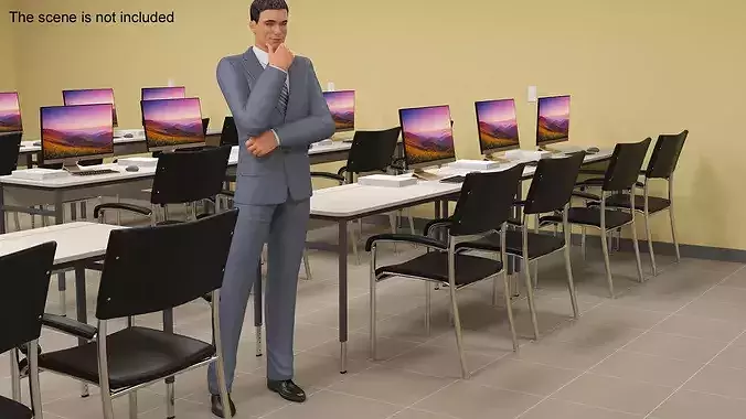 Modern Office Chair 3D model 3