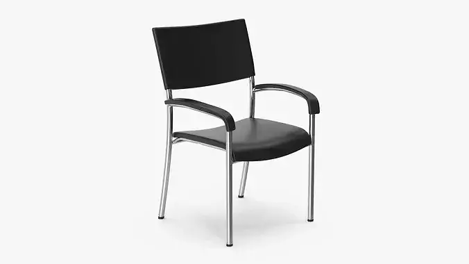Modern Office Chair 3D model 5