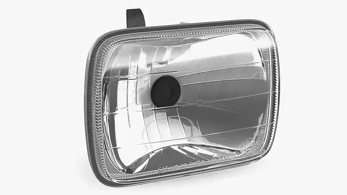Car Headlight 3D model