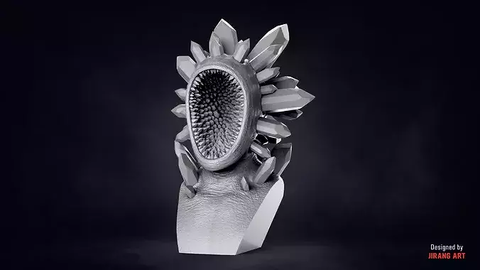 BIOFORGE - Crystal Head - STL OBJ