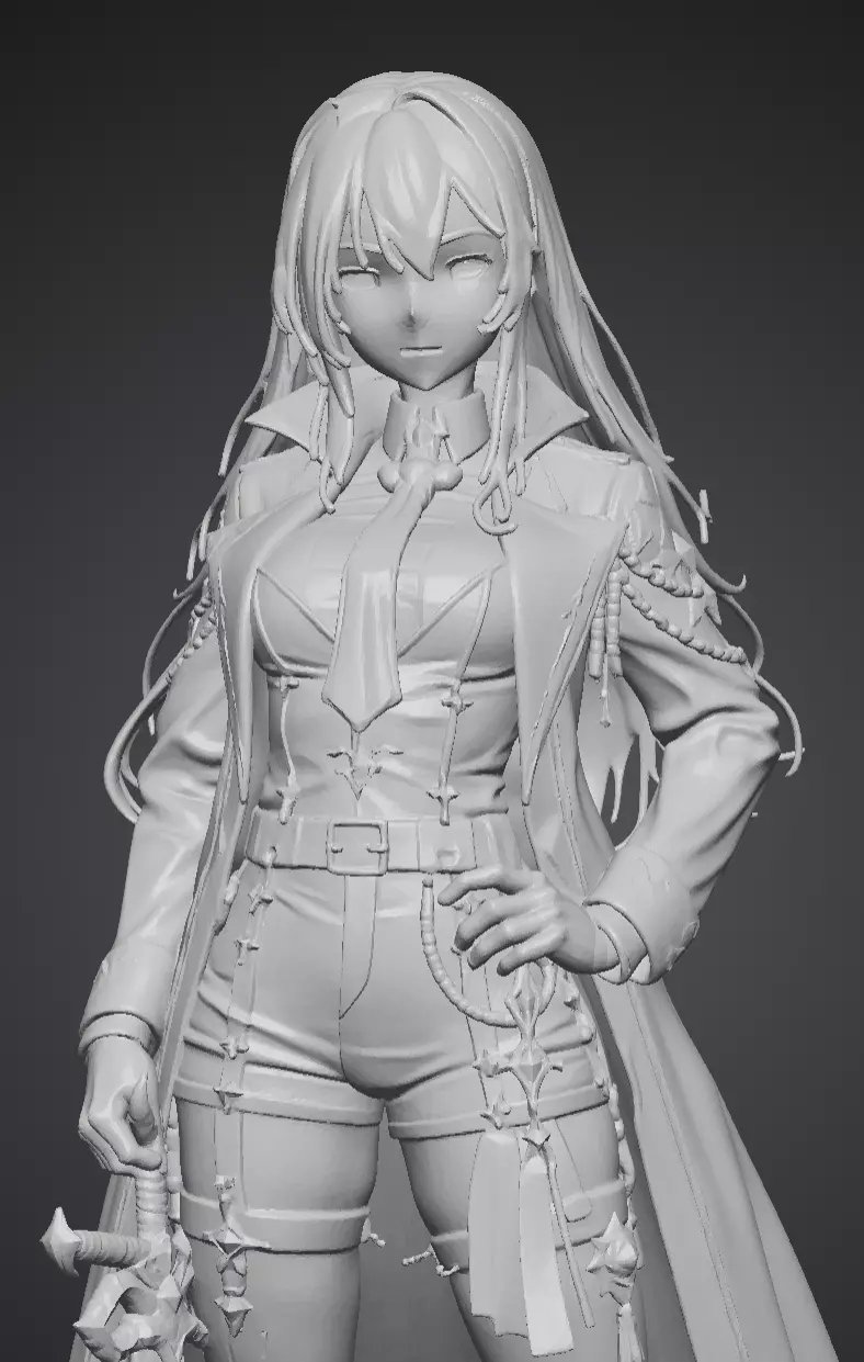 Sword Maiden 12 cm 3D print model