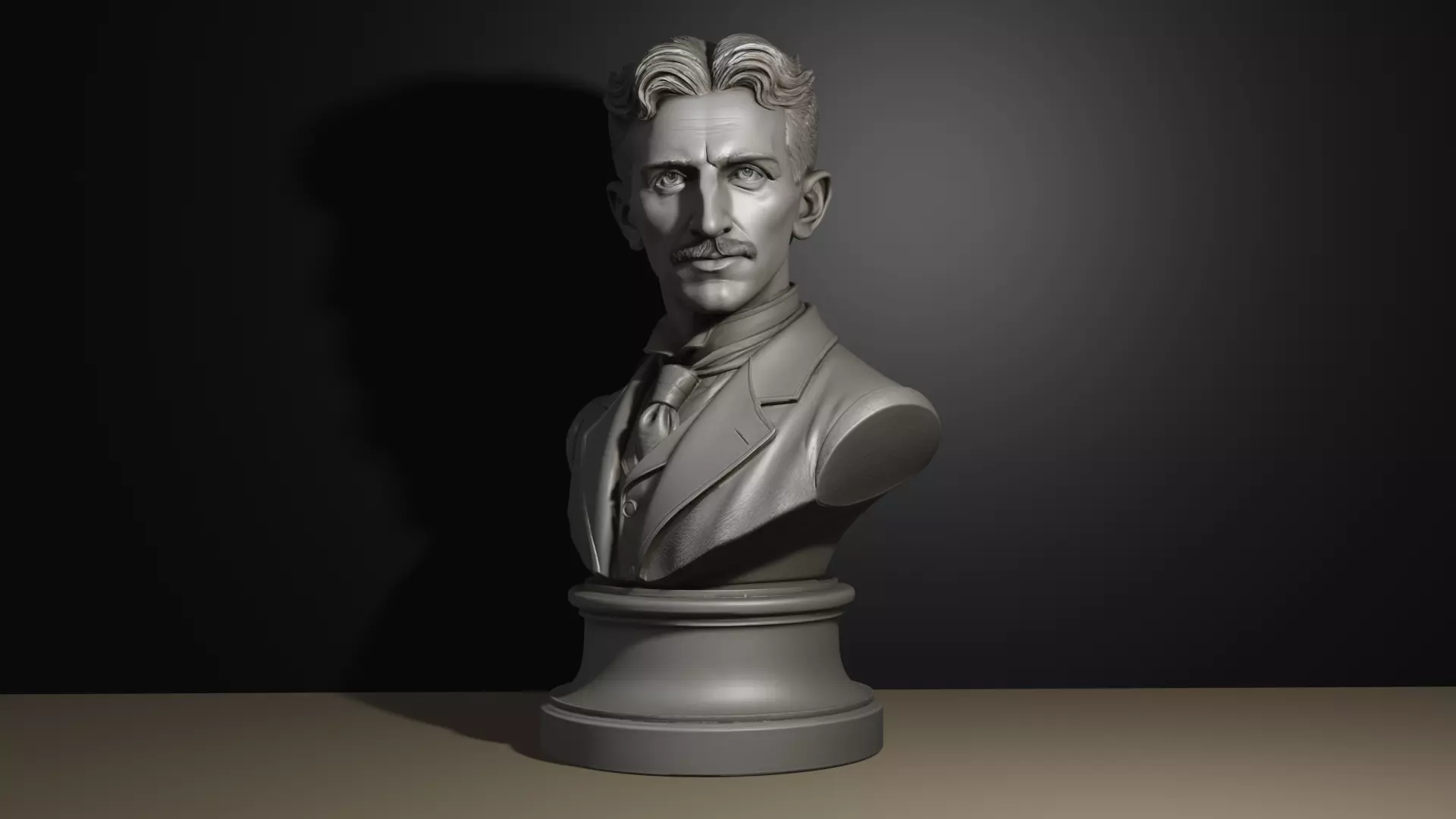 Nikola Tesla 3D print model