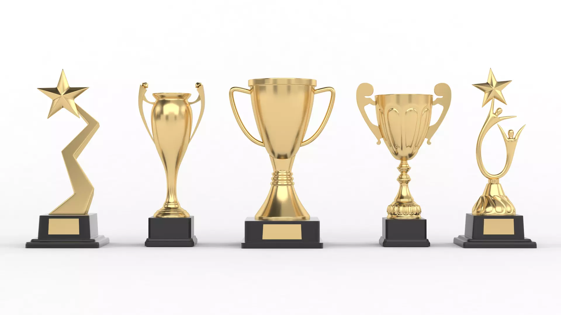 Trophy Cup Collection 3D model