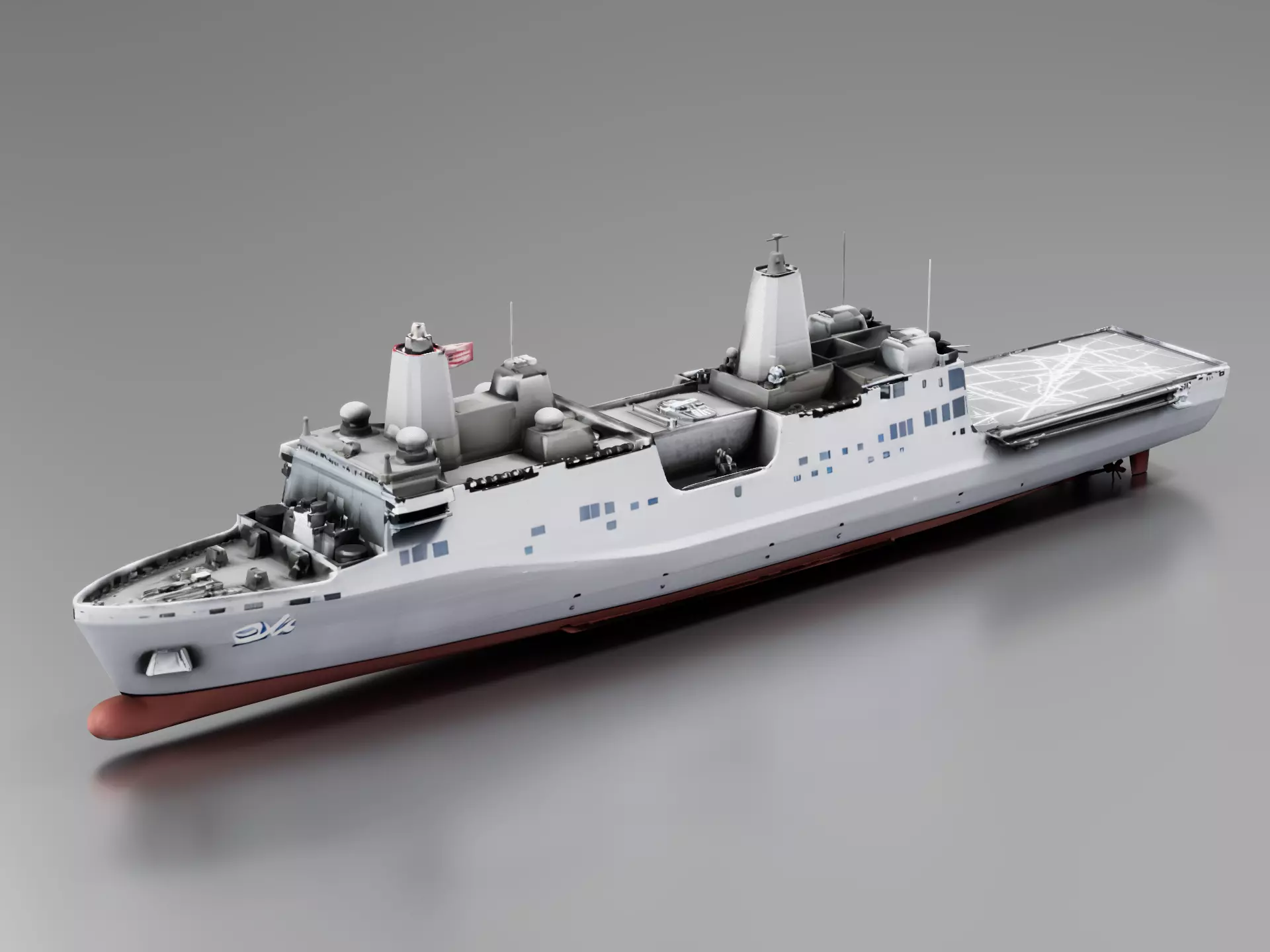 San Antonio LPD 17 3D print model