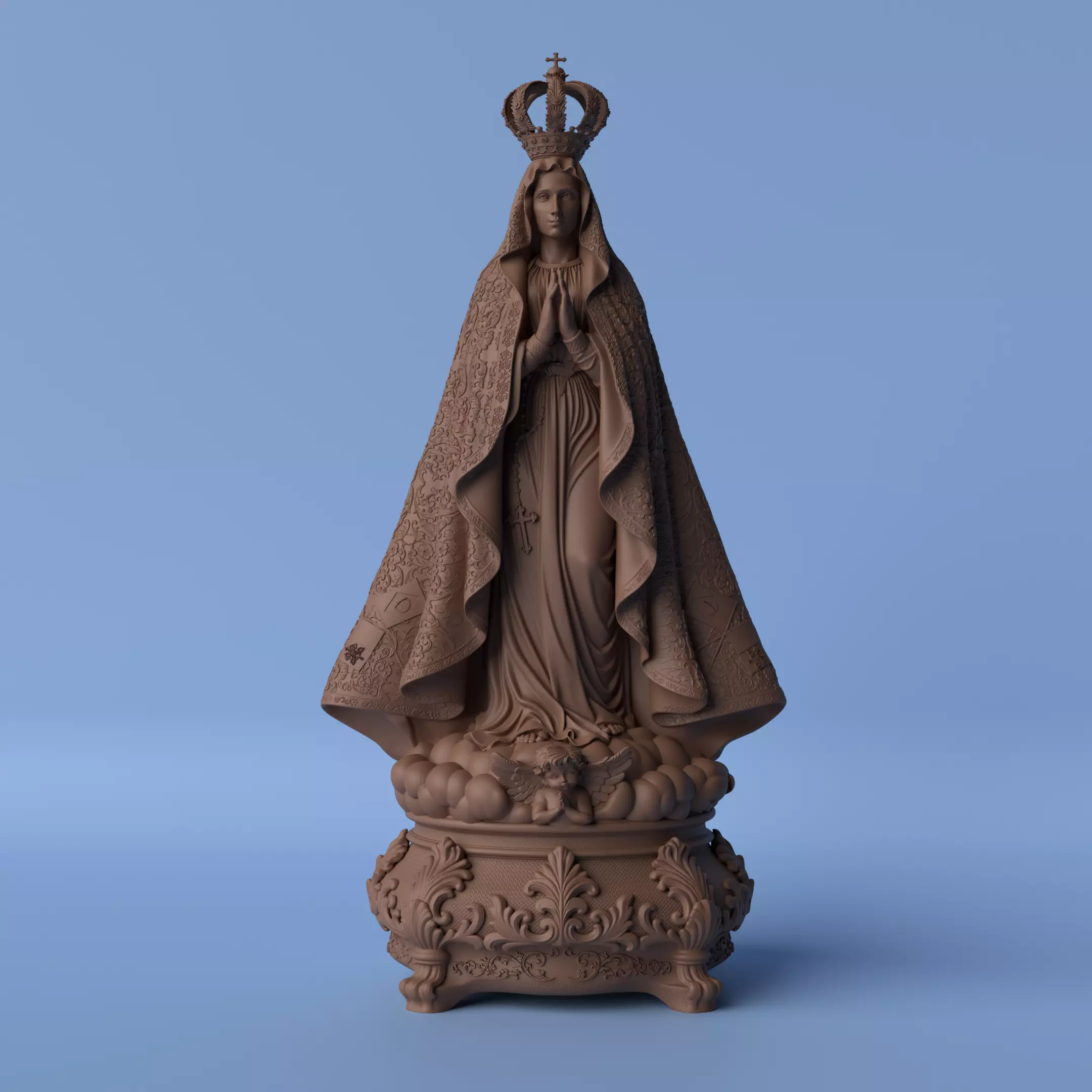Our Lady of Aparecida Nossa Senhora Aparecida 3D print model
