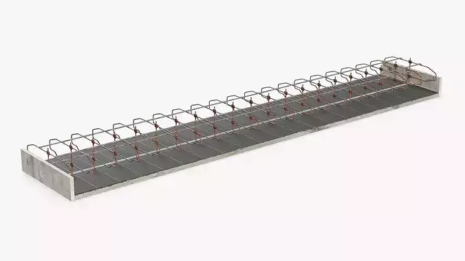 Cow Resting Area 3D model