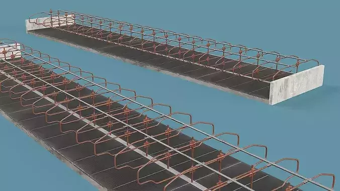 Cow Resting Area 3D model 4