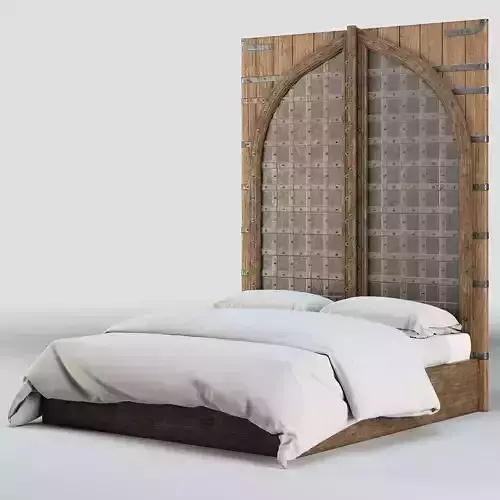 RH INDIAN FORTRESS BED 3D model