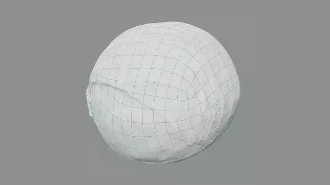 White Cabbage High-Low-Poly Photogrammetry  Low-poly 3D model 3