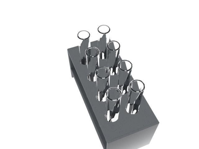 Blood Tube Low-poly 3D model_2