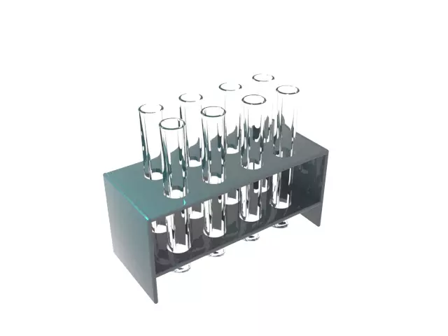 Blood Tube Low-poly 3D model_0