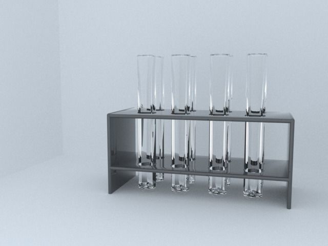 Blood Tube Low-poly 3D model_4