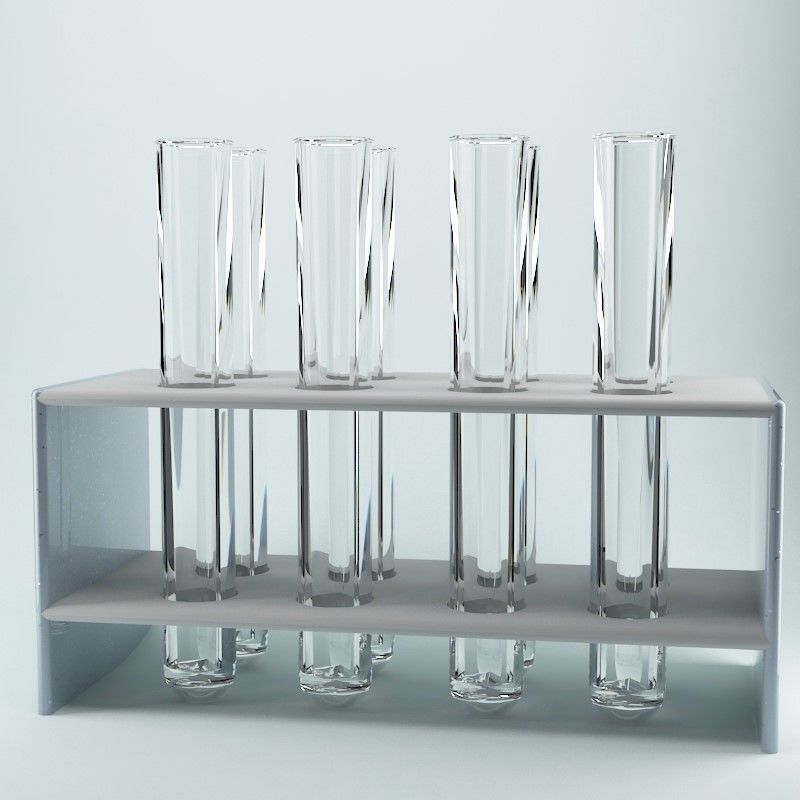 Blood Tube Low-poly 3D model_3