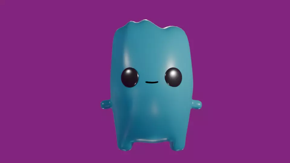 Blue Water Spirit Fortnite 3D print model