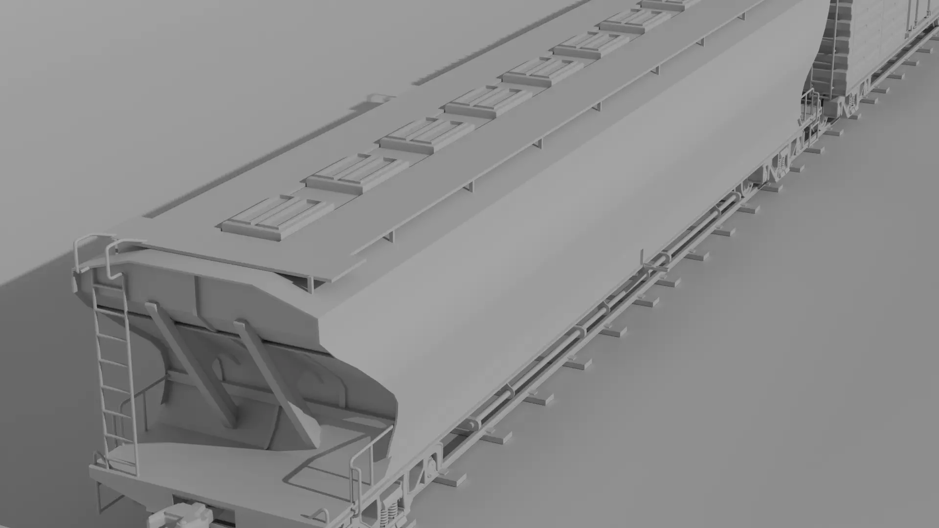 Railway Vehicle 3D Modeling 3D model