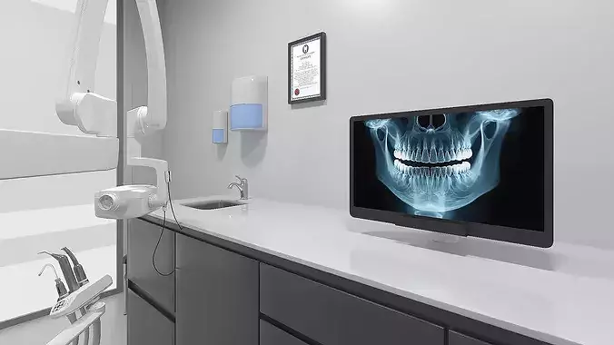 Dental Office Interior 3D model 5