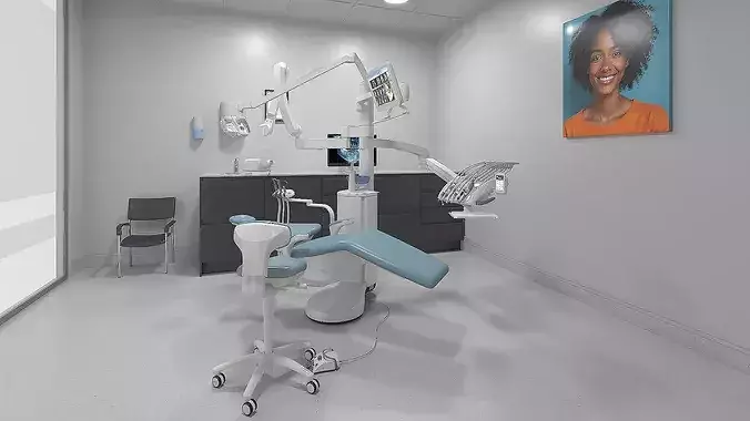 Dental Office Interior 3D model 2