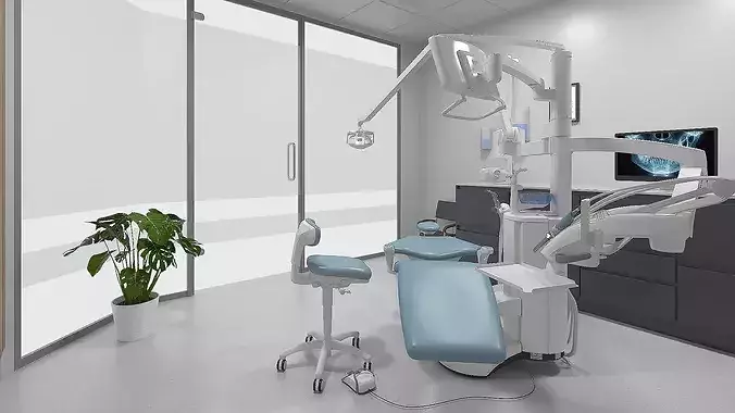Dental Office Interior 3D model 4