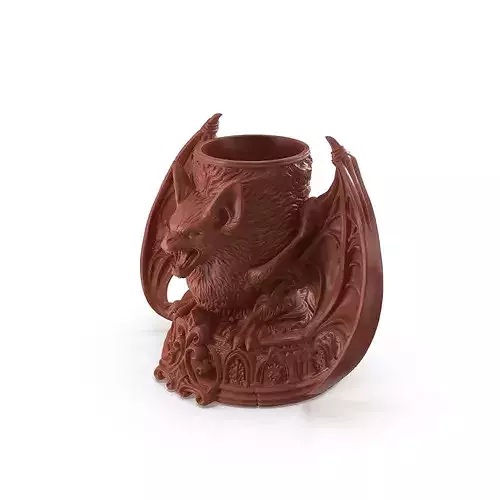 Gothic Vampire Bat Candle holder 003