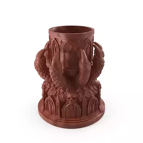 Gothic Dragon Claw Candle Holder 002