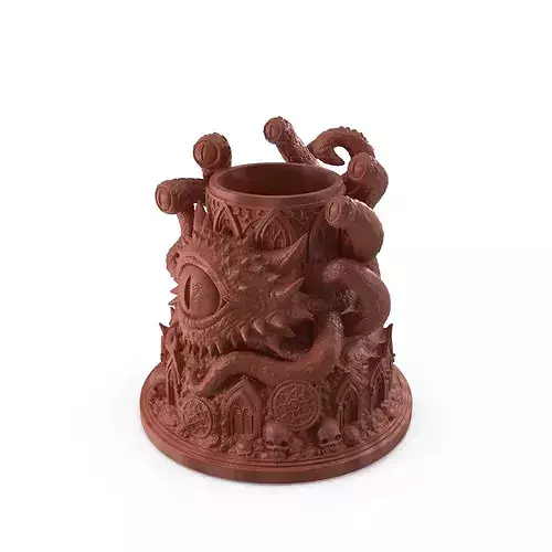 Gothic Beholder Eye Candle holder 001
