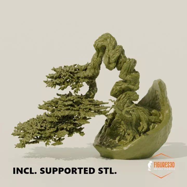 bonsai tree 9 3D print model