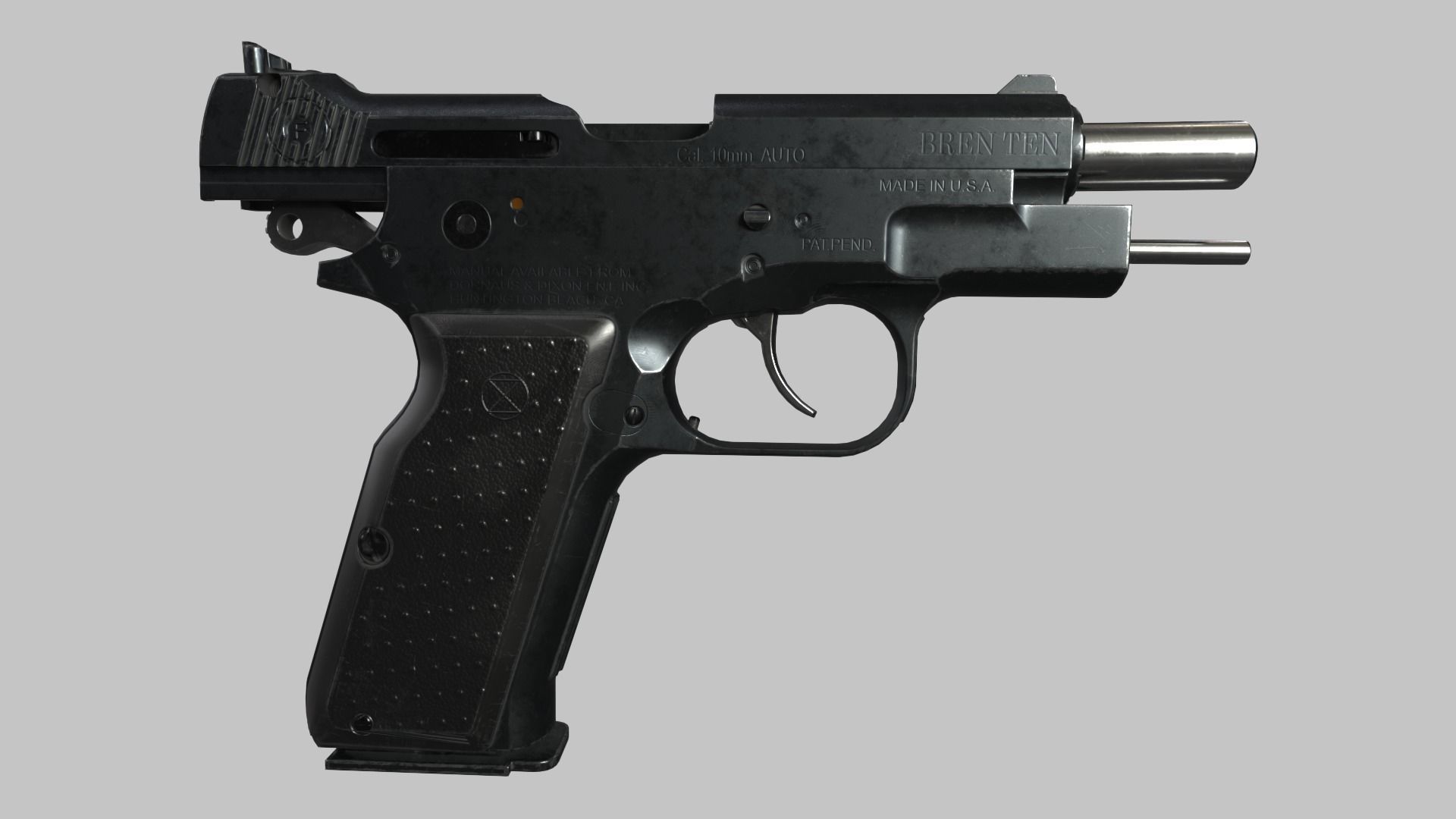 Bren Ten 10mm PBR Low-poly 3D model_11