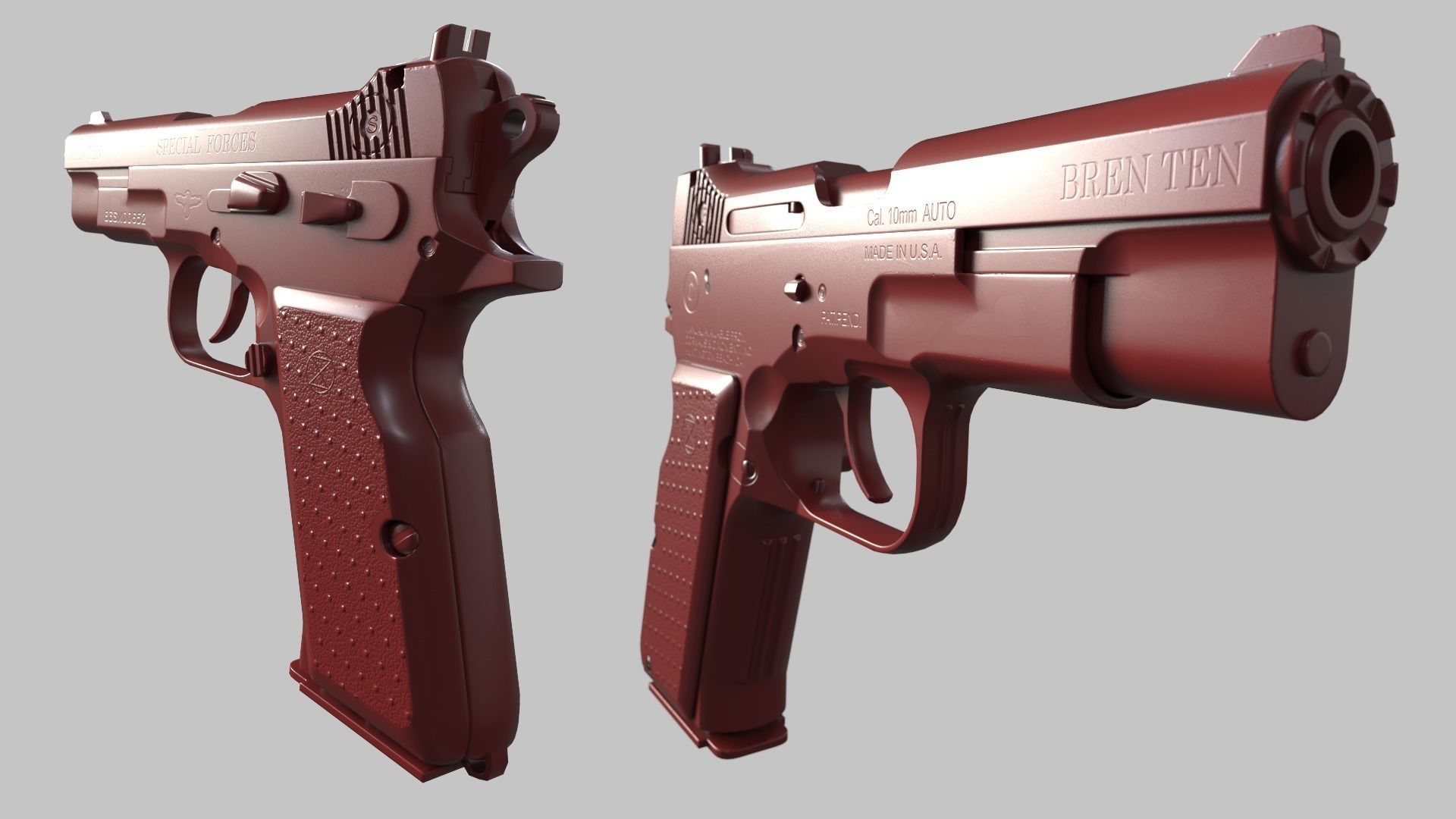 Bren Ten 10mm PBR Low-poly 3D model_17