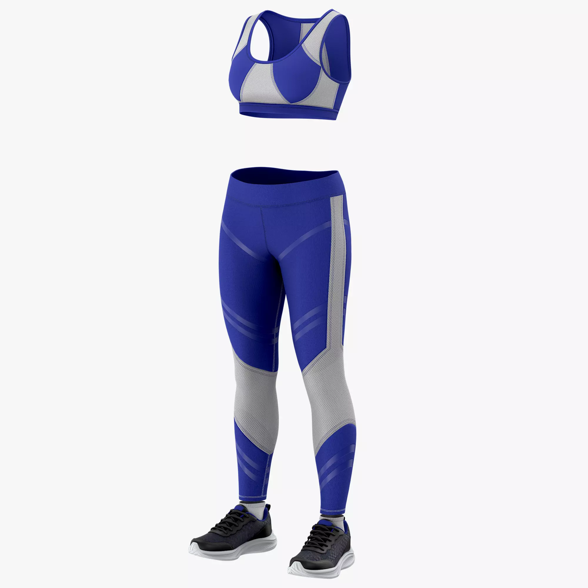 Fitness Outfit Low-poly 3D model