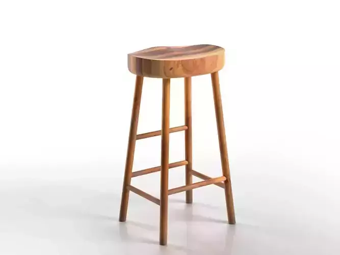 Wooden Bar Stool