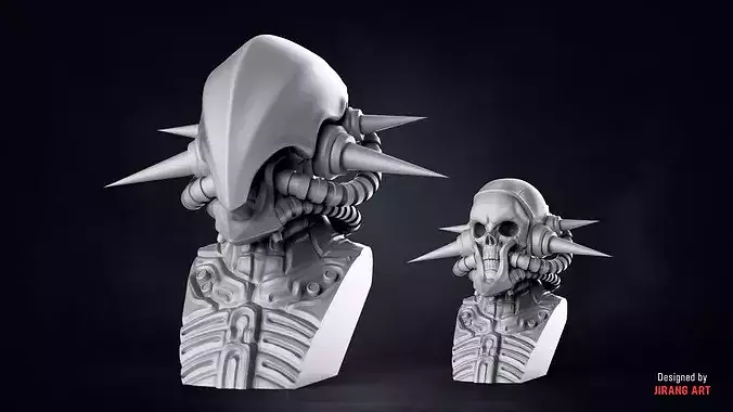 BIOFORGE - ROBOT HEAD - STL OBJ