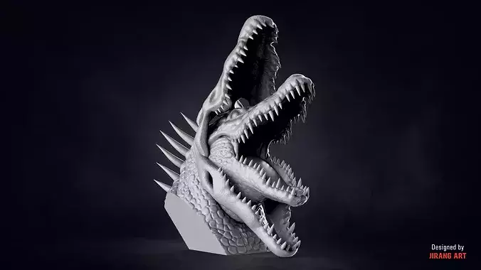 BIOFORGE - SWAMP HEAD - STL OBJ