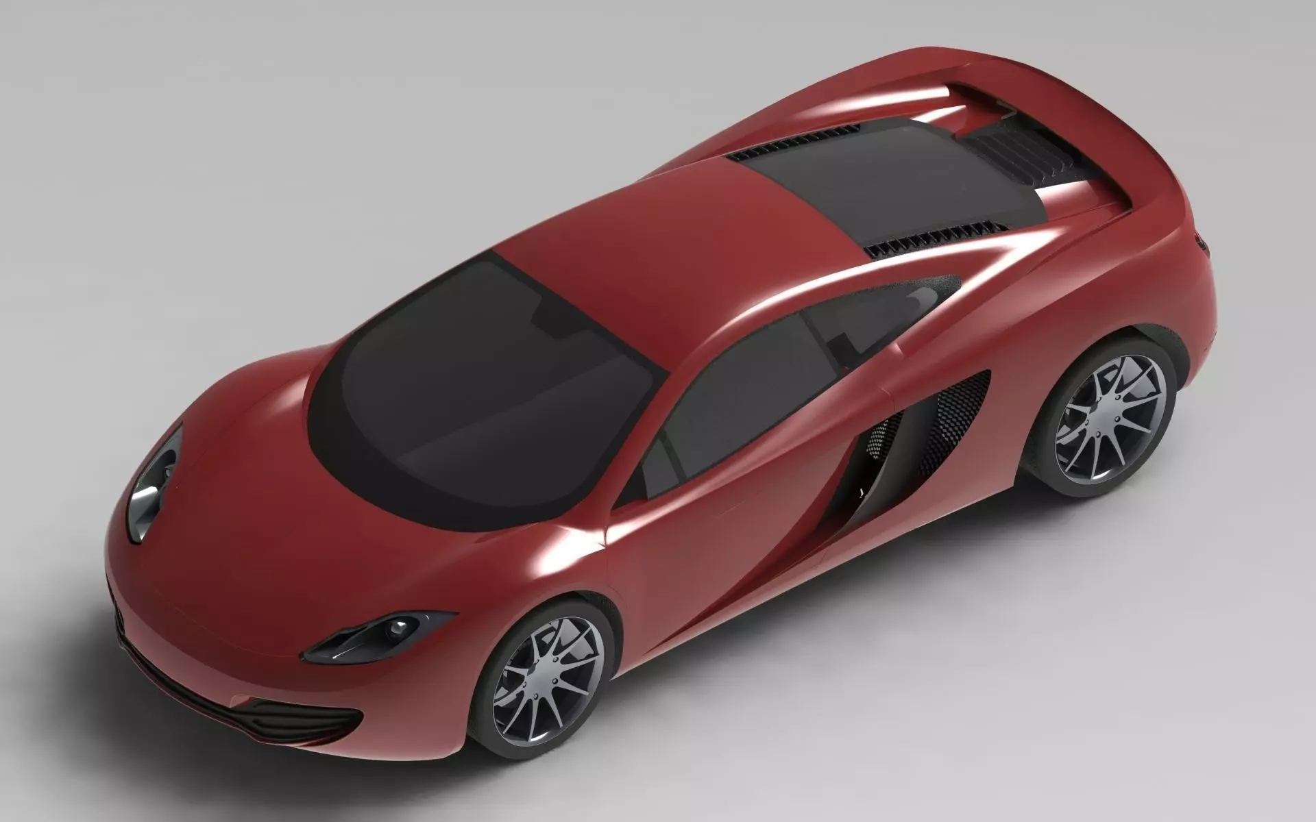 McLaren MP4 12c Car GameReady 3D Model 3D model_0