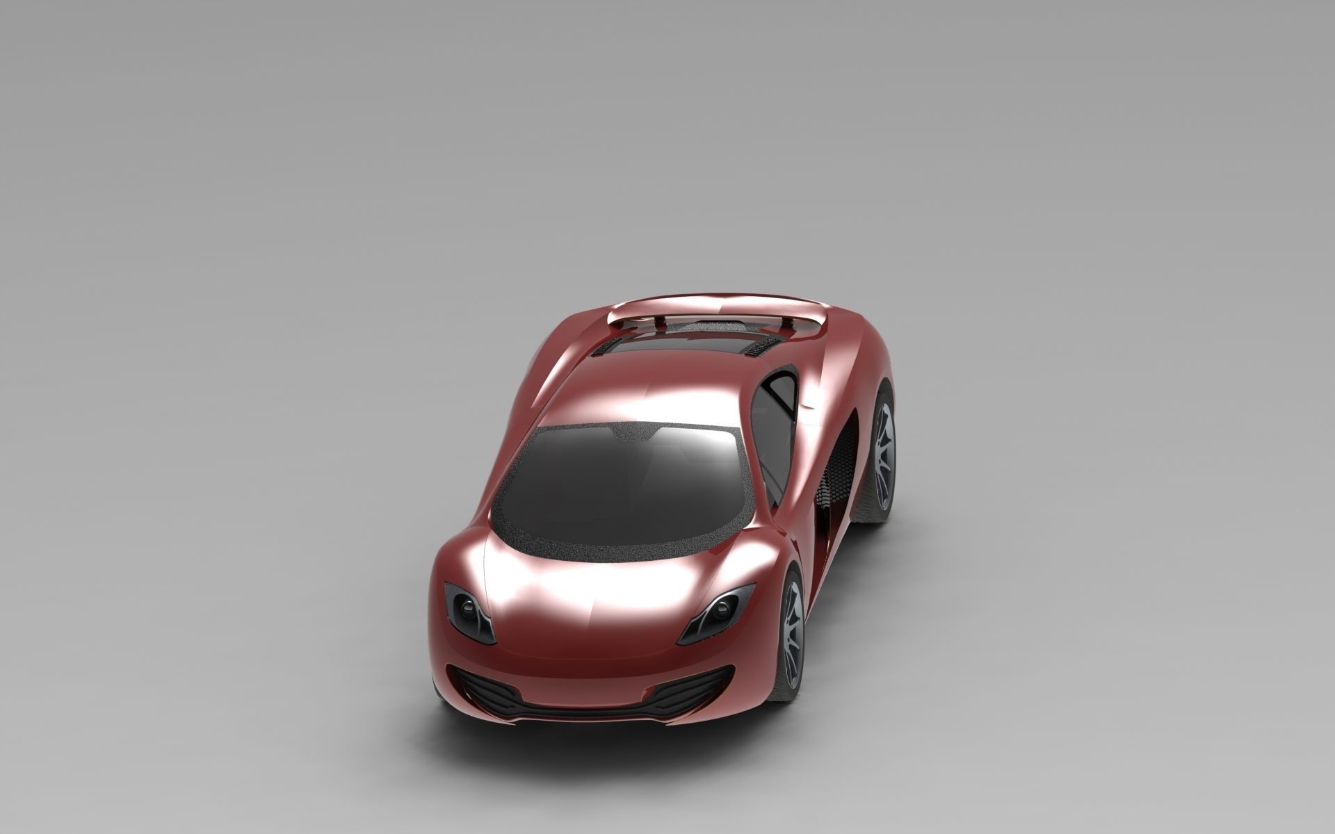 McLaren MP4 12c Car GameReady 3D Model 3D model_3