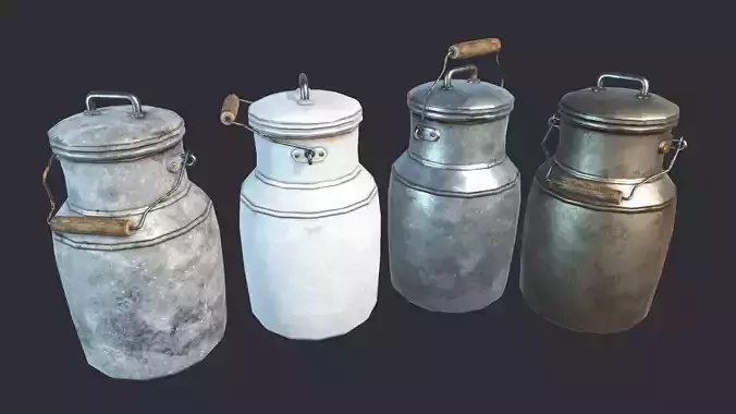 Old Rusty Milk Jugs