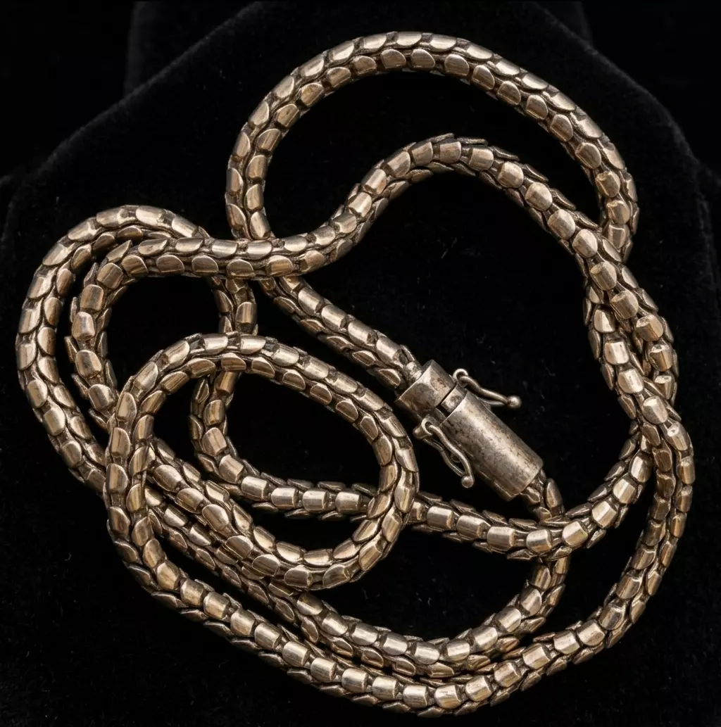Luxurious Dragon Scale style link chain 3D print model