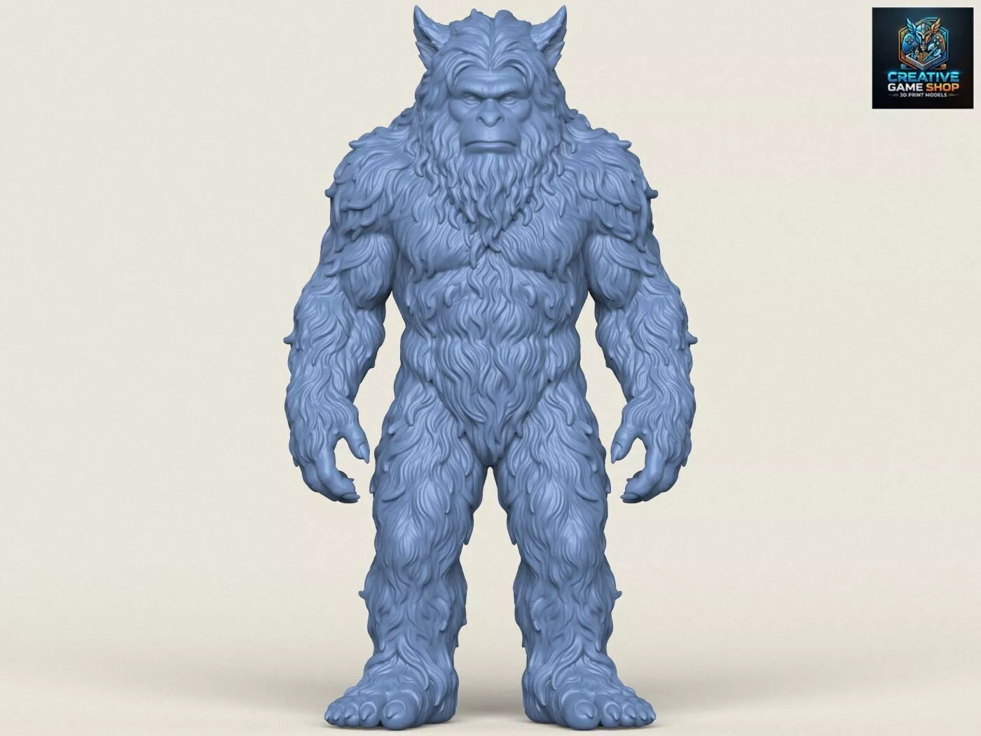Himalayan Snowman Yeti 3D print model