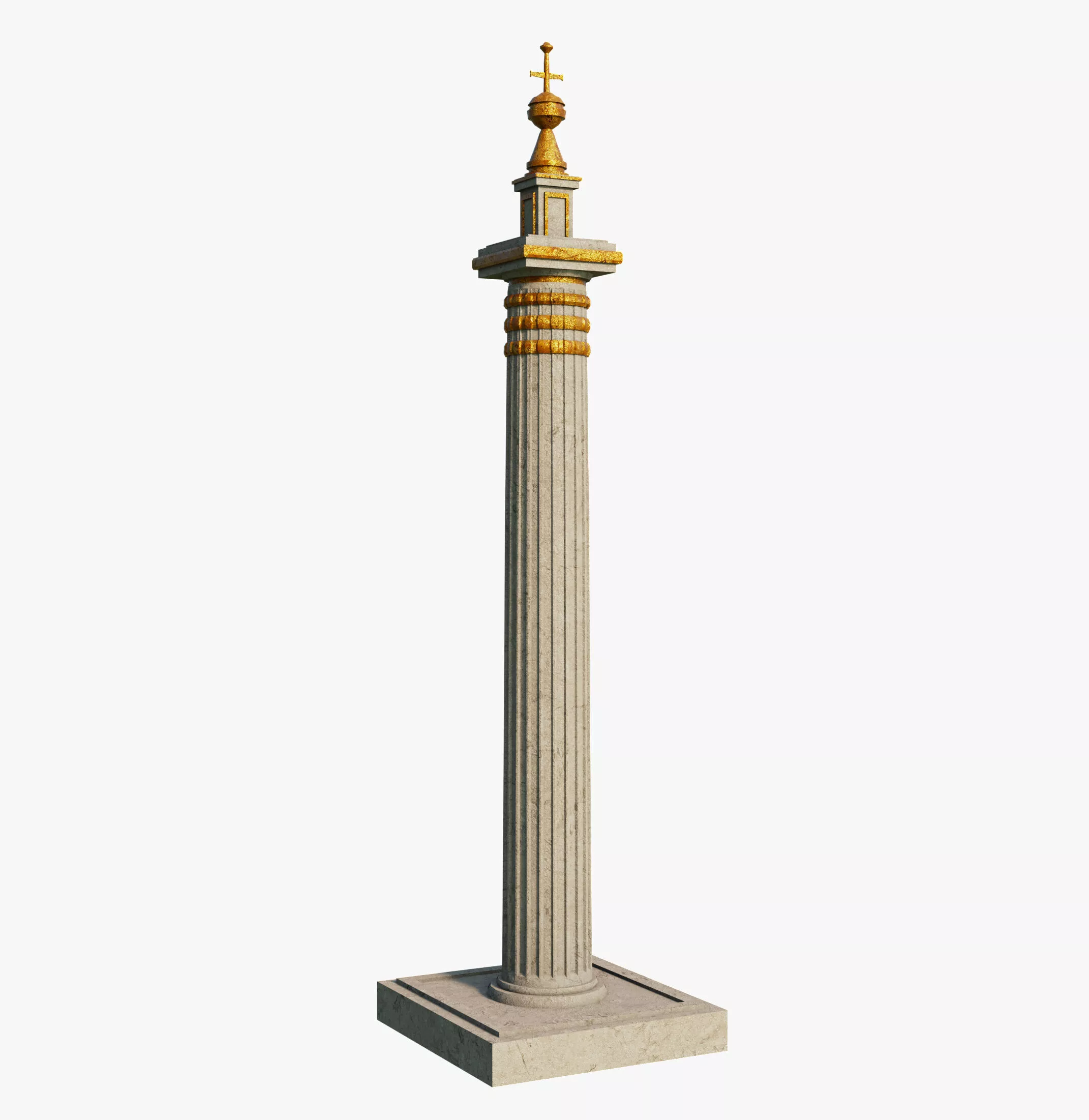 Ancient Classic Column Free 3D model