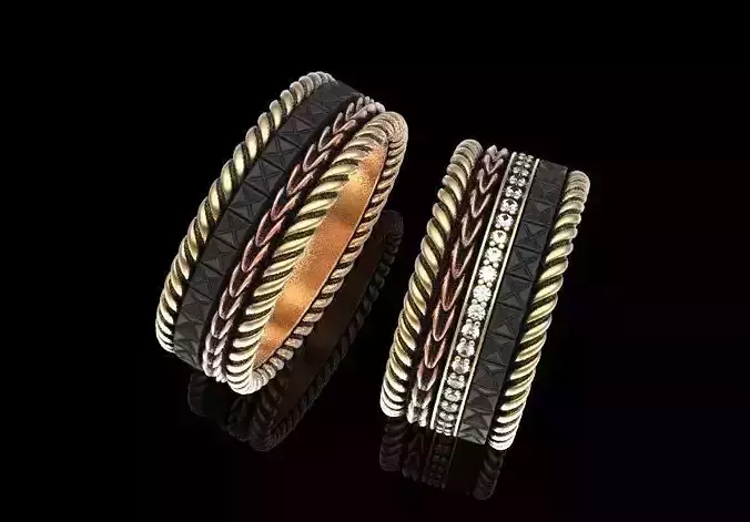 Wedding rings for a love couple 44