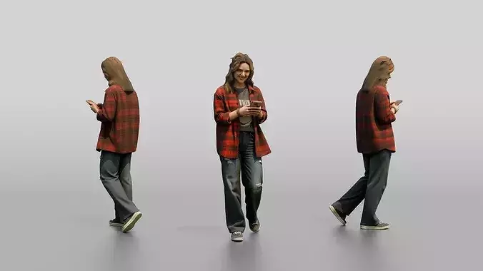 Grunge Skater Woman 02